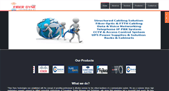 Desktop Screenshot of fiberdyneqatar.com